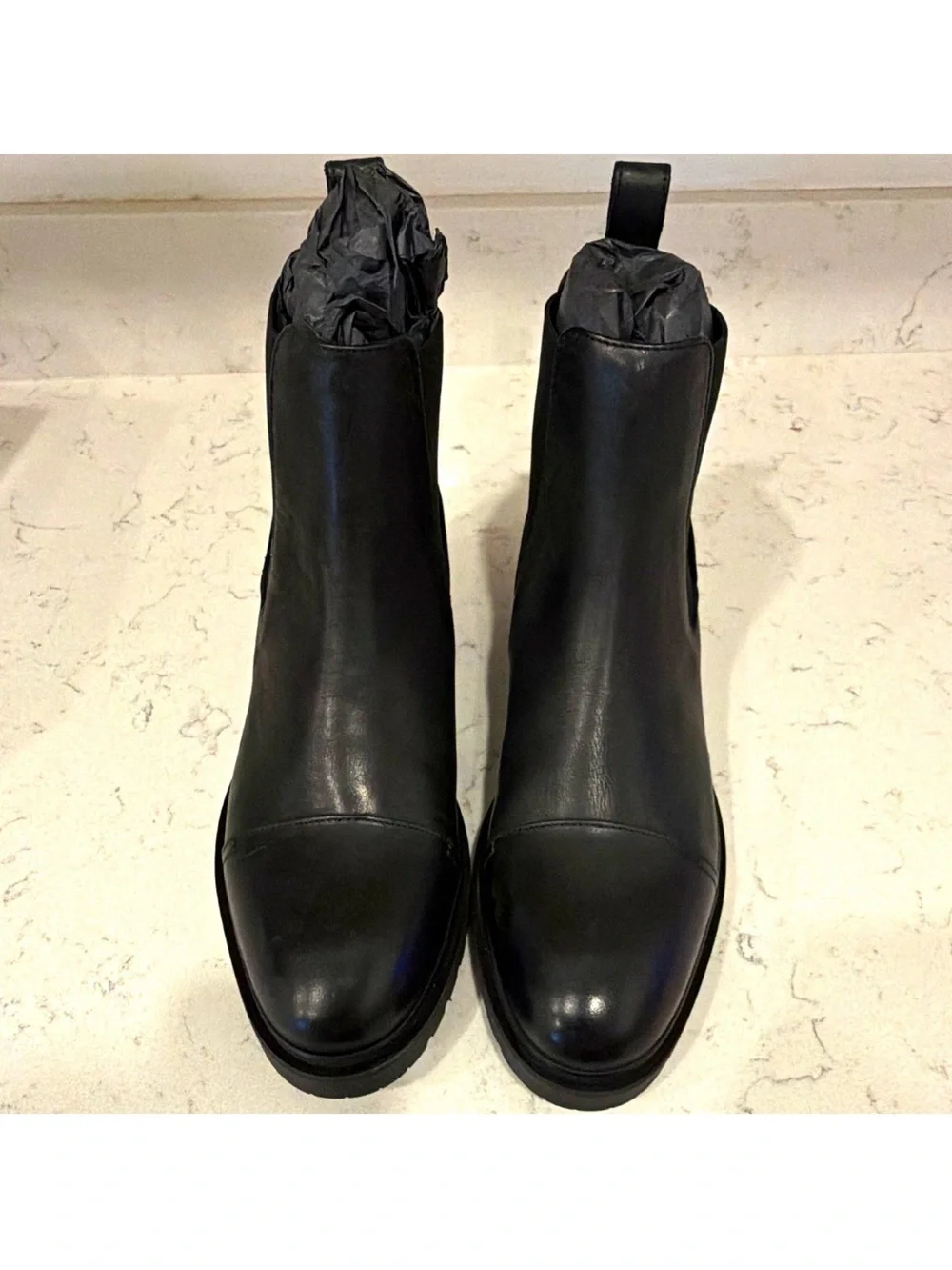 Ross & Snow Men’s Carson Waterproof Leather Chelsea Boots Size 9